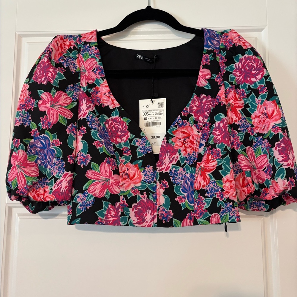 ZARA Floral Top